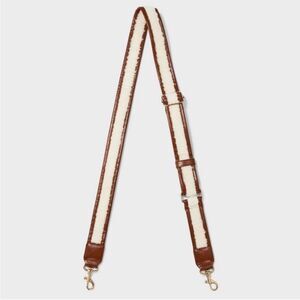 NWT Universal Thread Sherpa & Vegan
Leather Crossbody Purse Strap NWT